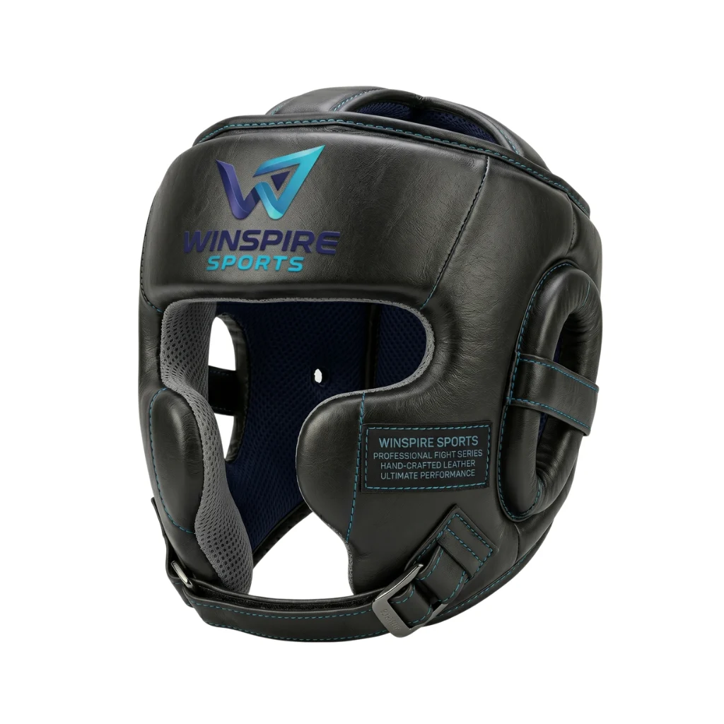 Winspire Sports Professional Fight Series Protective Headgear – Hand-Crafted Leather product image